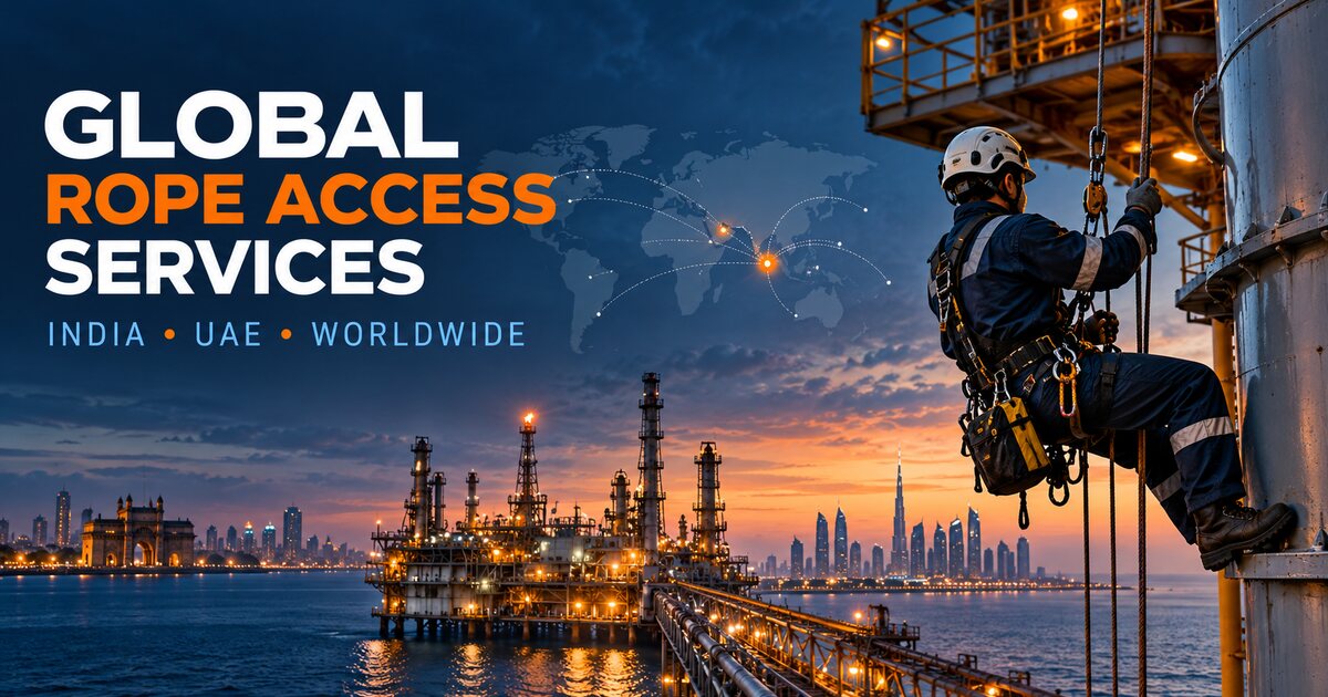 Global rope access services across India UAE and worldwide